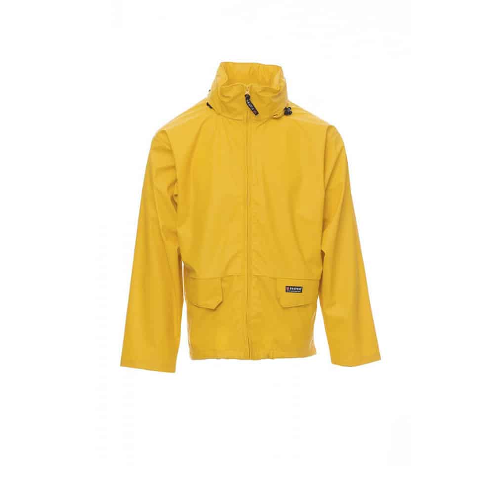 Giacca impermeabile antipioggia da lavoro Payper Dry Jacket in poliestere e poliuretano, certificato EN 343 โ EN 13688 - Colore Giallo - Codice 000444010101000 Giacca impermeabile antipioggia da lavoro Payper Dry Jacket in poliestere e poliuretano, certificato EN 343 โ EN 13688 - Colore Giallo - Codice 000444010101000
