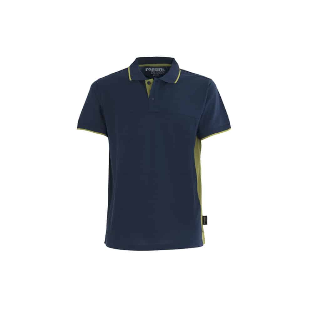 Polo da lavoro a manica corta in tessuto riciclato ecologica ed ecosostenibile Rossini Re-Use Re-Work - Codice HH231 - Colore Legion blu Polo da lavoro a manica corta in tessuto riciclato ecologica ed ecosostenibile Rossini Re-Use Re-Work - Codice HH231 - Colore Legion blu