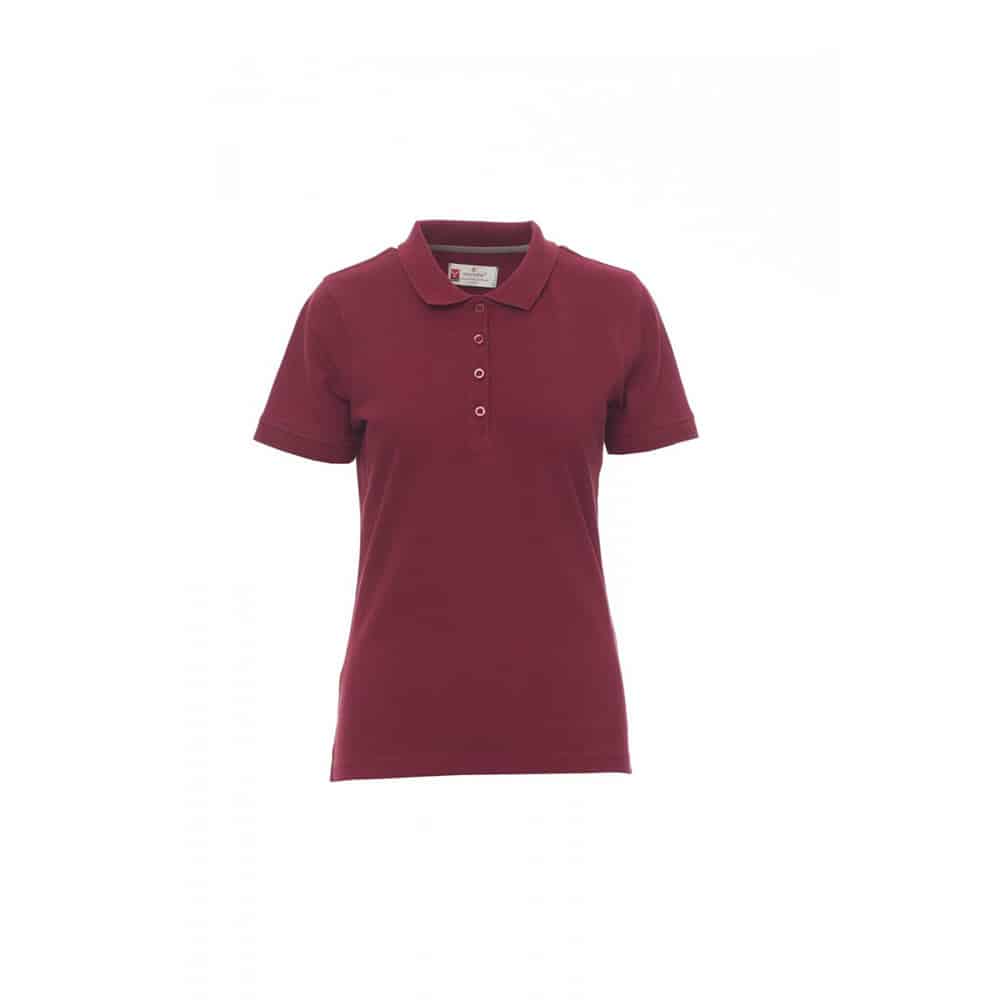 Polo donna manica corta Payper Venice Lady Bordeaux 100% Cotone Polo donna manica corta Payper Venice Lady Bordeaux 100% Cotone