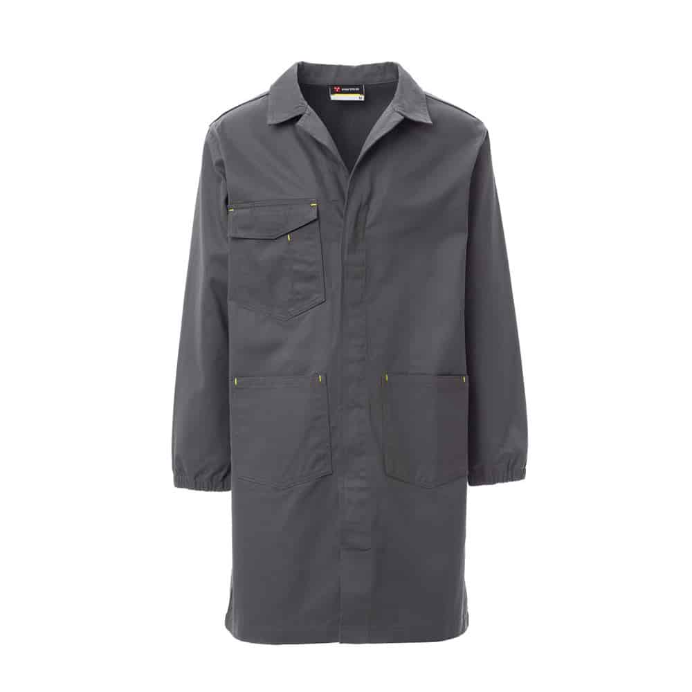 Camice da lavoro in cotone Payper Shell grigio smoke - EN 13688 - DPI di Categoria I Camice da lavoro in cotone Payper Shell grigio smoke - EN 13688 - DPI di Categoria I