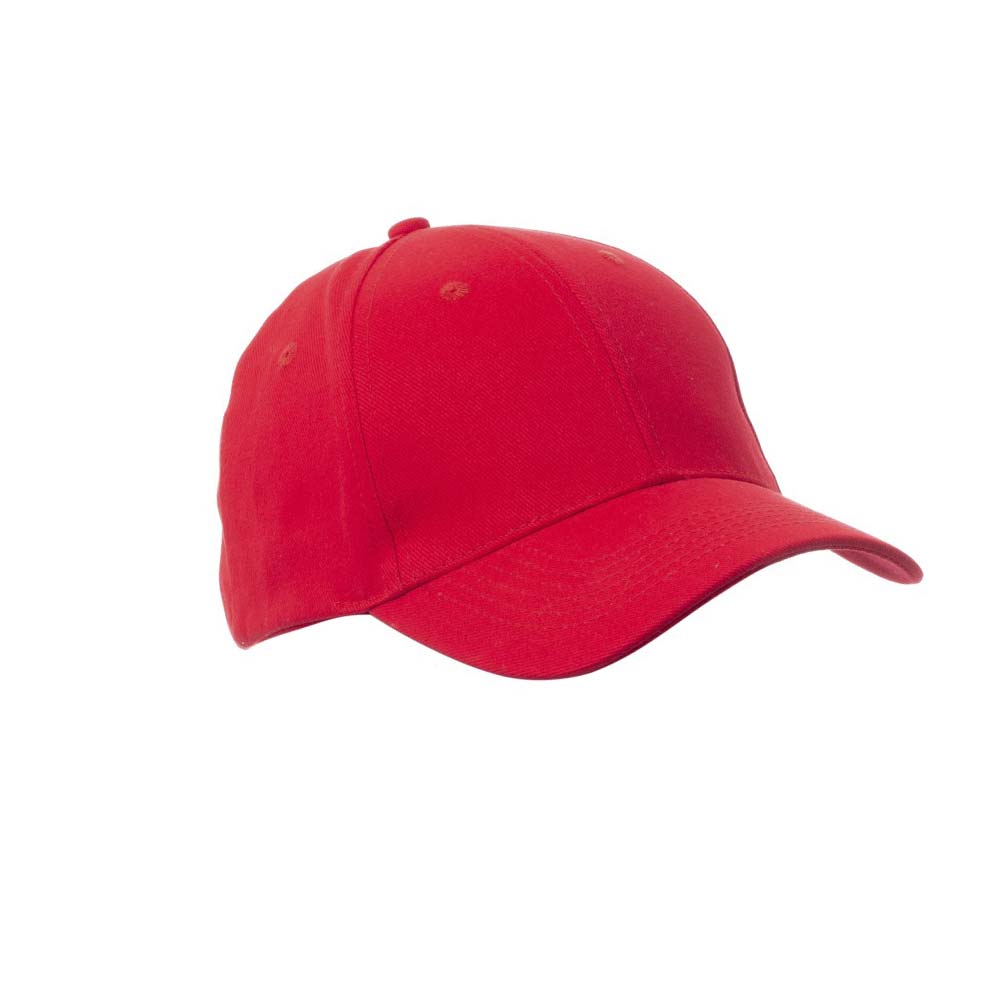 Cappellino da baseball unisex 6 pannelli Payper Nebraska rosso - Confezione da 5 pezzi Cappellino da baseball unisex 6 pannelli Payper Nebraska rosso - Confezione da 5 pezzi