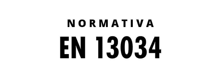 Prodotti antinfortunistici conformi alla normativa EN 13034