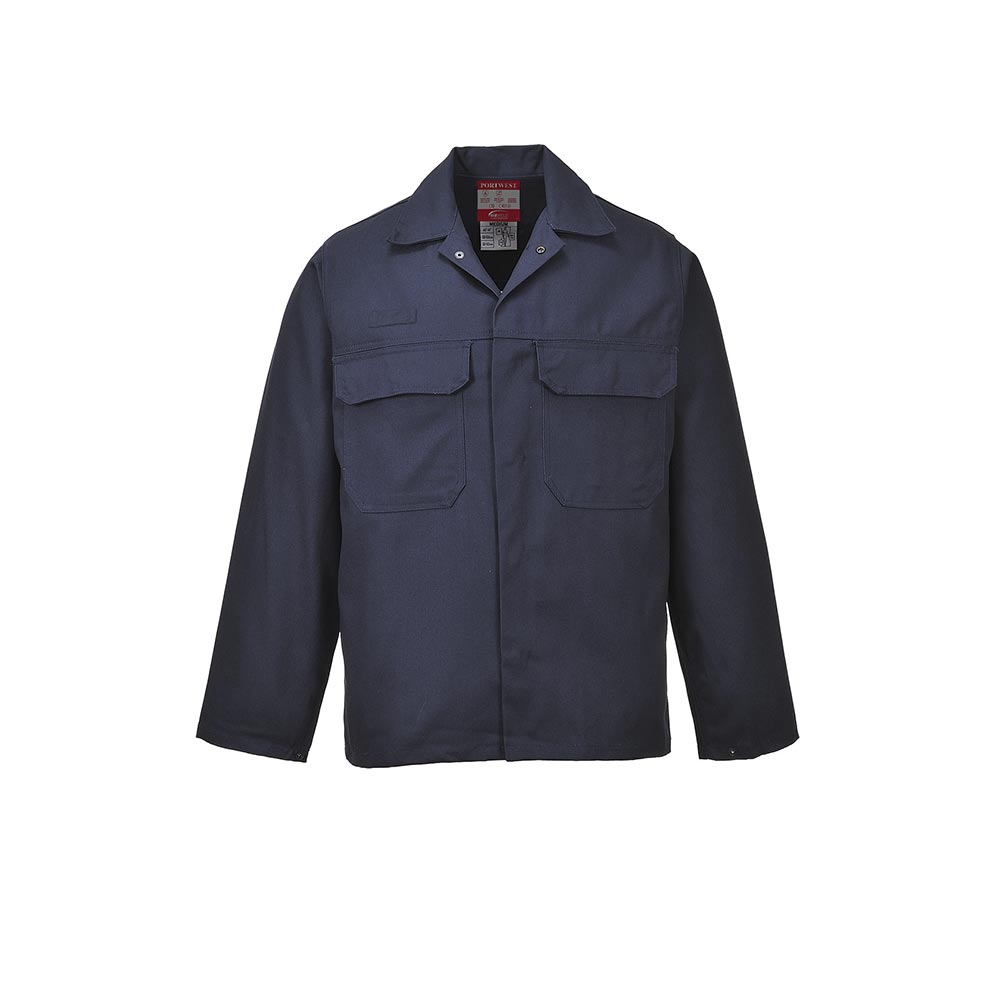 Giacca ignifuga Bizweld Portwest BIZ2 EN 61482 EN 11611 Blu navy Giacca ignifuga Bizweld Portwest BIZ2 EN 61482 EN 11611 Blu navy