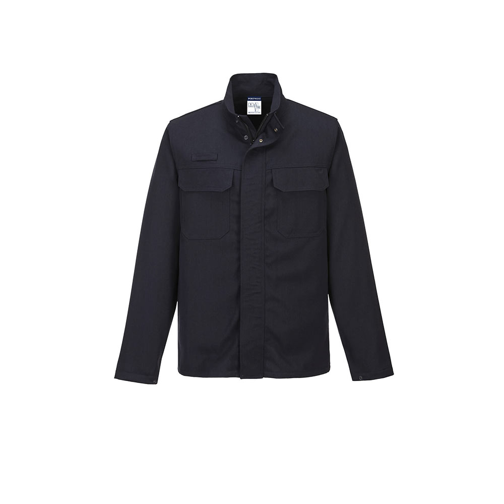 Giacca ignifuga Portwest FR65 Molten Metal FR EN 61482 blu navy Giacca ignifuga Portwest FR65 Molten Metal FR EN 61482 blu navy