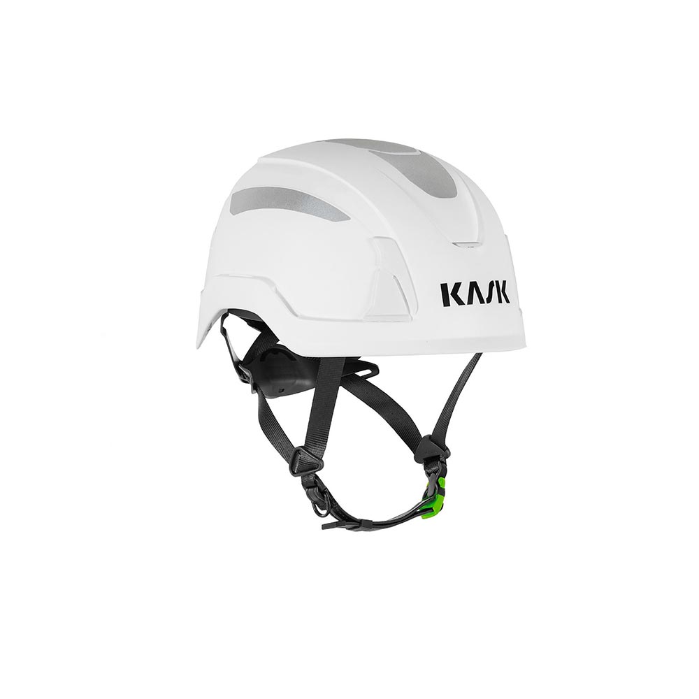 Casco ad alta visibilità lavori in quota Kask Primero HI VIZ EN 397 - EN 50365 - EN 12492 Bianco Casco ad alta visibilità lavori in quota Kask Primero HI VIZ EN 397 - EN 50365 - EN 12492 Bianco