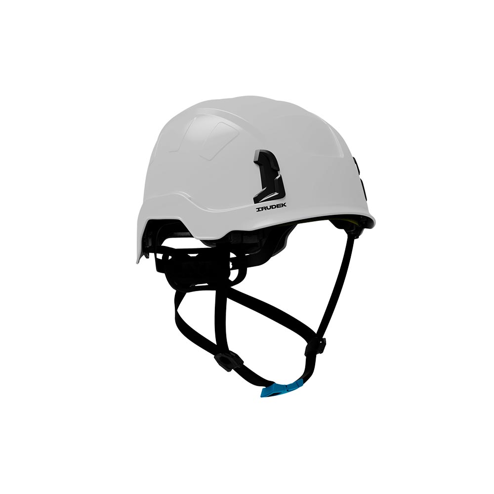Nuovo casco per lavori in altezza Irudek Oreka II certificato EN 397 ed EN 50365 - Colore bianco Nuovo casco per lavori in altezza Irudek Oreka II certificato EN 397 ed EN 50365 - Colore bianco