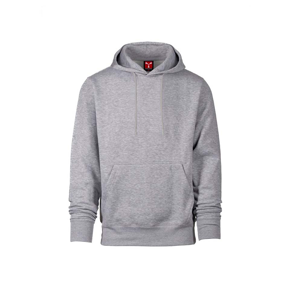 Felpa con cappuccio da uomo in misto cotone Payper Toledo - Grigio melange Felpa con cappuccio da uomo in misto cotone Payper Toledo - Grigio melange