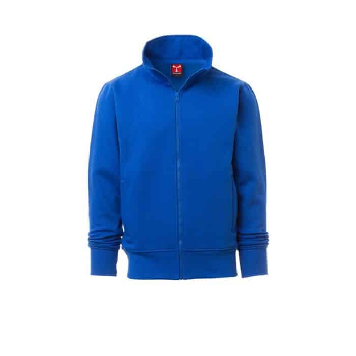 Felpa da lavoro in misto cotone a zip intera Payper Alabama Blu Royal