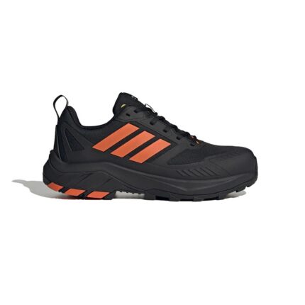 Scarpe antinfortunistiche ADIDAS GRADIX LOW S3S ESD nero arancio vista laterale